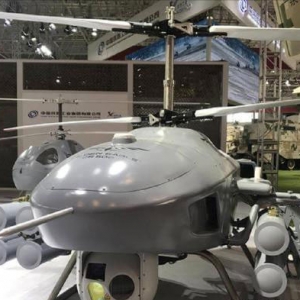 金雕無人直升機八聯(lián)裝反坦克導彈，可齊射192枚彈頭