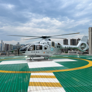 湖南首架醫(yī)療構(gòu)型直升機(jī)來(lái)了！